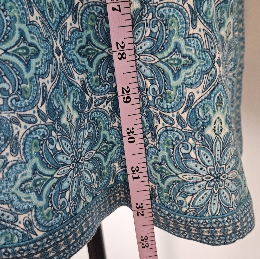 J. Jill Linen Blend Printed Tunic Tee Plus Size 3X - Picture 10 of 10